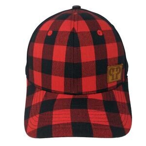 Pink Panache Baseball Cap Multicolor One Size Adjustable Checkered 6 Panel